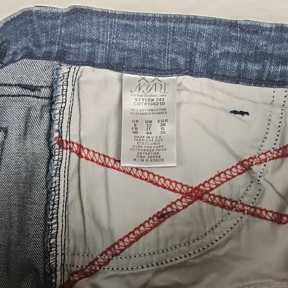 NYDJ Premium Denim Skinny Jeans Ankle Zip Dark Wash Women's - Picture 8 of 14